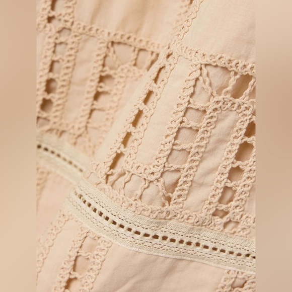 NWT Farm Rio Sand Belted Crochet Midi Skirt - Size Medium - Picture 11 of 11